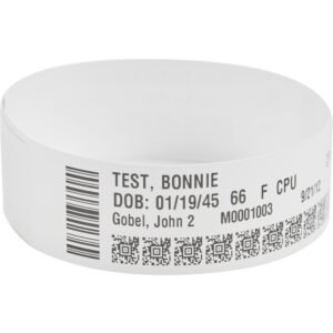 Zebra Z-Band Direct Wristband Cartridge Kit (Blue)