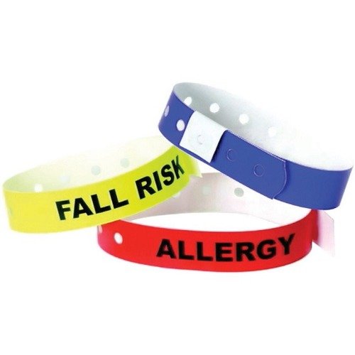Zebra Tyvek Alert Wristbands