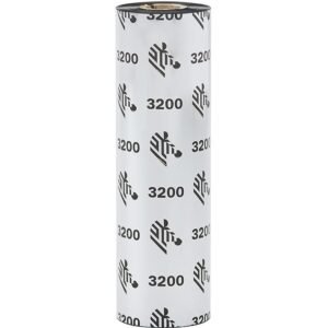 Zebra 3200 High Performance Ribbon — 57mm × 74m