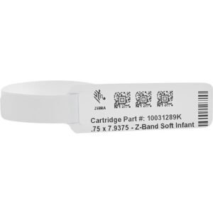 Zebra 1"X 7.9375", HC100 AND ZD510 SOFT INFANT NYLON VARNISH