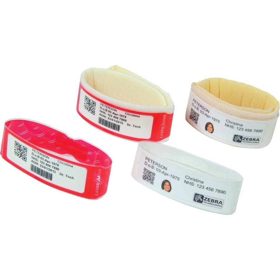 Zebra LaserBand2 Wristband (LB2-ADULT-P)