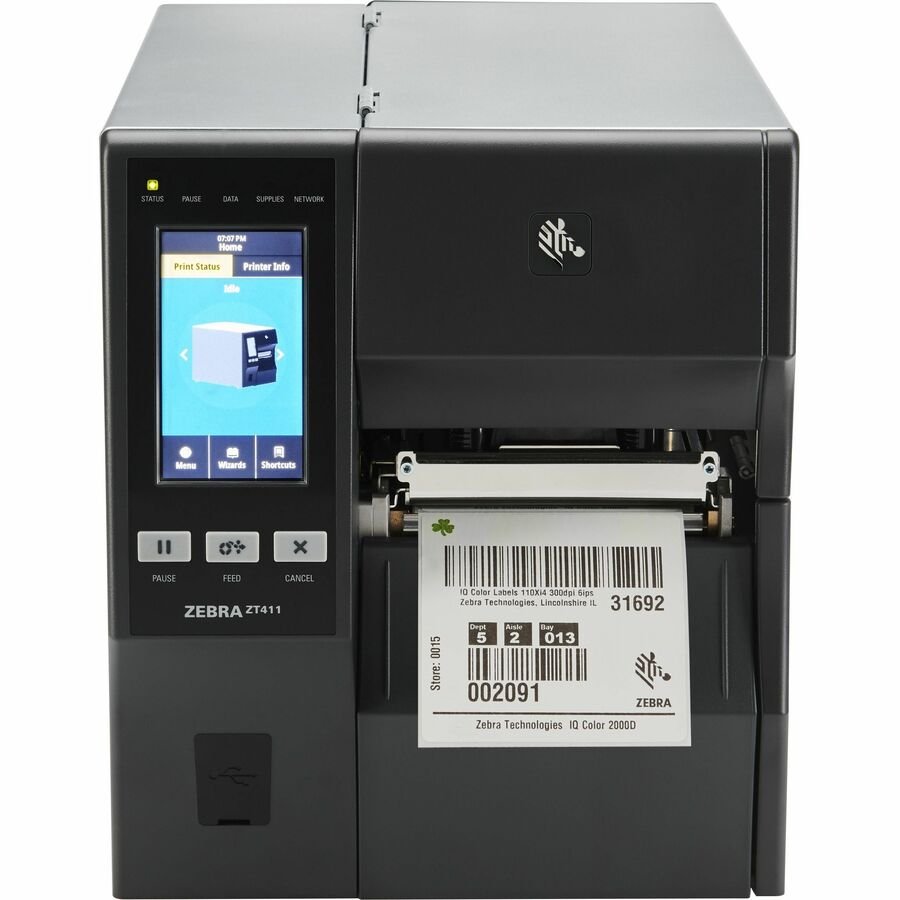Zebra ZT411 Industrial Printer — 203 dpi (ZT41142-T01A000Z)