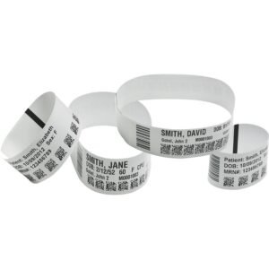 Zebra Z-Band Wristband — 1.2" × 7.25"