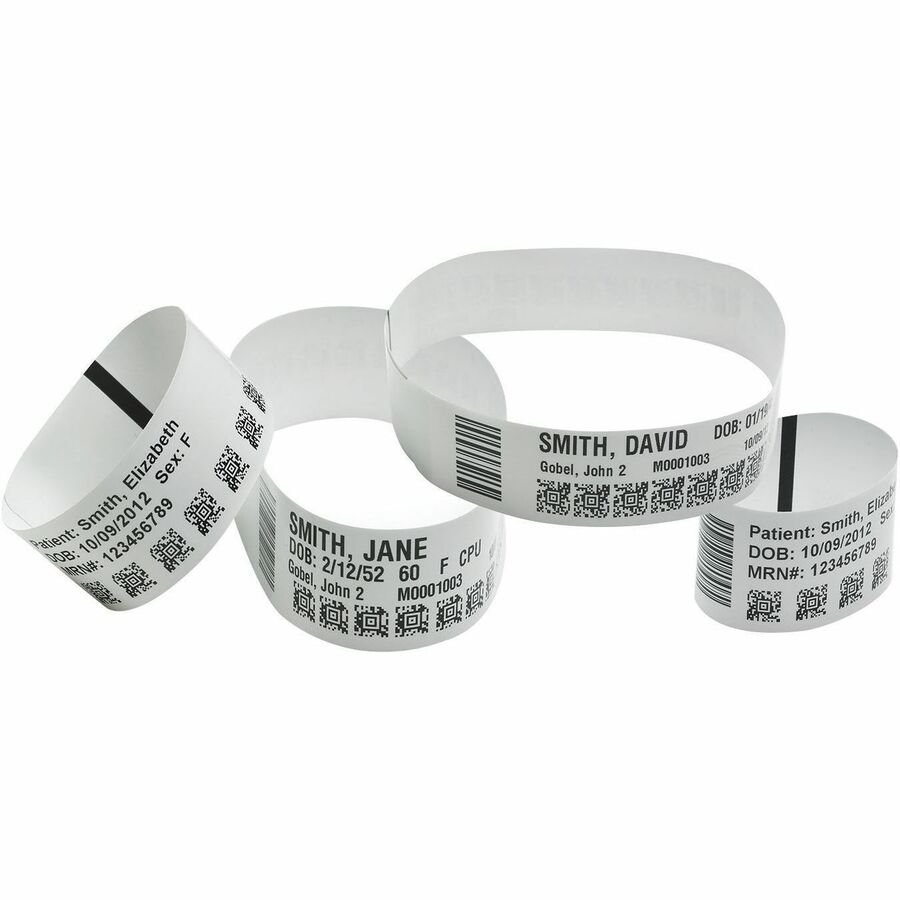 Zebra Z-Band UltraSoft Medical Label — 1″ × 10.75″ (10033832-1K)