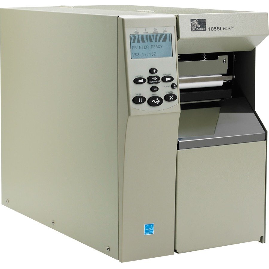 Zebra PRINTER, 105 SLPLUS SERIES, 12 DOT/MM (300 DPI), SEH PS102-Z