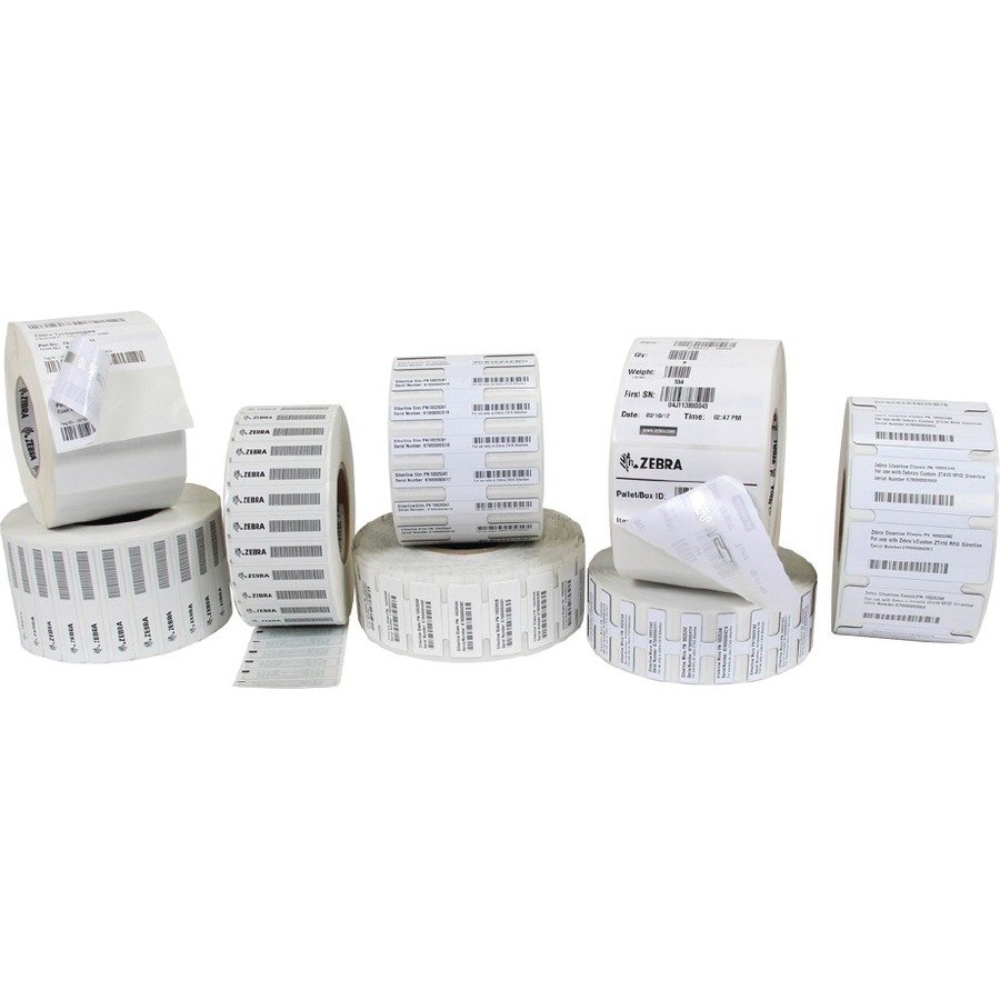 Zebra PolyPro 3000T RFID Label — 4″ × 6″