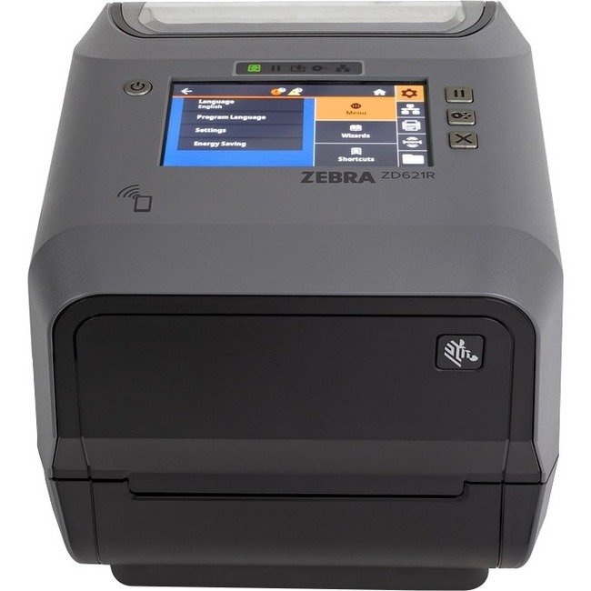 Zebra PRINTER, ZD621R, THERMAL TRANSFER (74/300M), COLOR TOUCH LCD — 203 dpi (ZD6A142-301FR1GA)