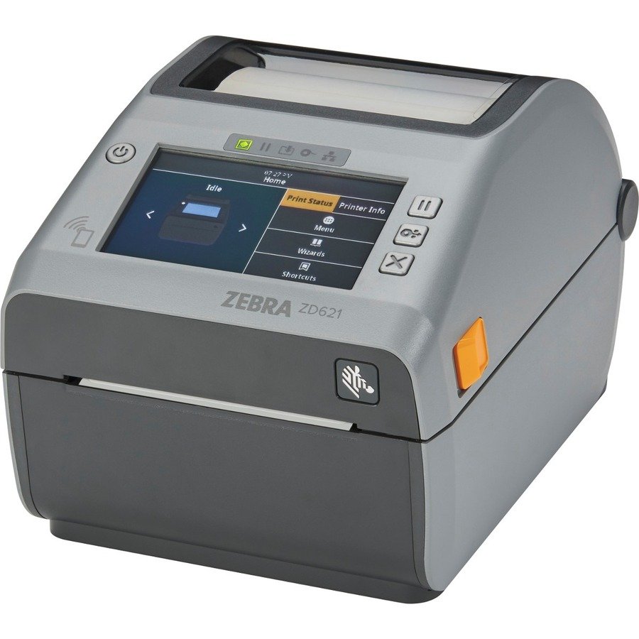Zebra PRINTER, ZD621, DIRECT THERMAL, 203 DPI, USB, USB HOST — 203 dpi (ZD6A042-D01F00GA)