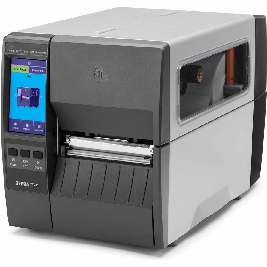 Zebra PRINTER, ZT231R, THERMAL TRANSFER, RFID PRINTER, 4″, 203 DPI