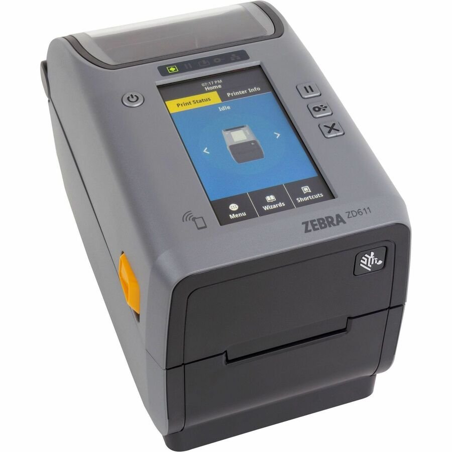 Zebra PRINTER, ZD611R, THERMAL TRANSFER (74M), COLOR TOUCH LCD; 300