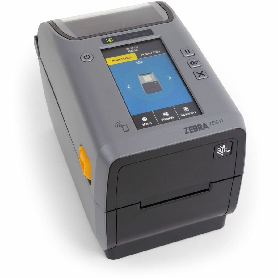 Zebra PRINTER, ZD611R, THERMAL TRANSFER (74M), COLOR TOUCH LCD; 203